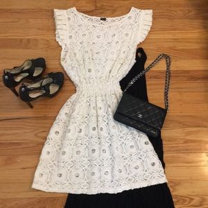 Minkie London from TopShop off white dress